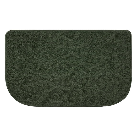 Indoor Doormat Front Door Mat,Low-Profile Machine Washable Kitchen Rug, Absorbent Mud Half Round Entrance Mat for Outdoors, Entryway, Patio, Bedroom