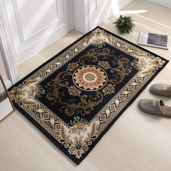 Indoor Doormat Front Door Rug, 20”x 32”Super Absorbent Durable Non Slip Floor Door Mat, Inside Dirt Trapper Machine Washable Rug for Entryway, Kitchen, Outdoor and More,(Grey)