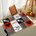 thumbnail image 1 of Indoor Doormat Heart Decoration Valentine'S Day Floor Mat Kitchen Entrance Door Mat Bedroom Absorbent Carpet Doormat, 1 of 9