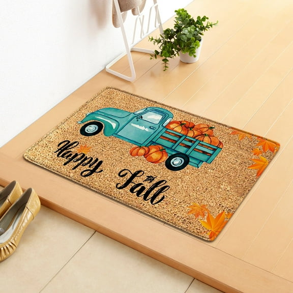 Indoor Doormat Indoor Carpet Decorations Indoor Decorations Fall Outdoor Decor Fall s Outdoor Fall Decor Fall Rug Fall Kitchen Rug 15.7*23.6 Inch