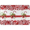 thumbnail image 1 of Indoor Doormat Lollypop Swirl Christmas Candy Cane Merry Retro Entryway Door Mats Indoor Non Slip Welcome Doormat,Washable Entrance Mat Door Mat for Entryway,Front Porch 30 * 18in, 1 of 4