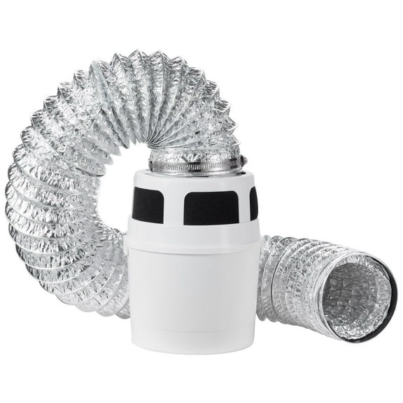 Indoor Dryer Vent Kit 3-in-1 with Bucket, 5ft Hose - Electric Dryer Vent Kit - Lint Trap - Portable Laundry Vent - Air Quality Improvement - Easy Install