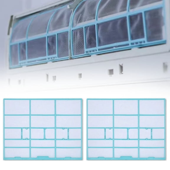 Indoor Dust Filter For Air Conditioning Systems 2Pcs Hanging Screen Accessories