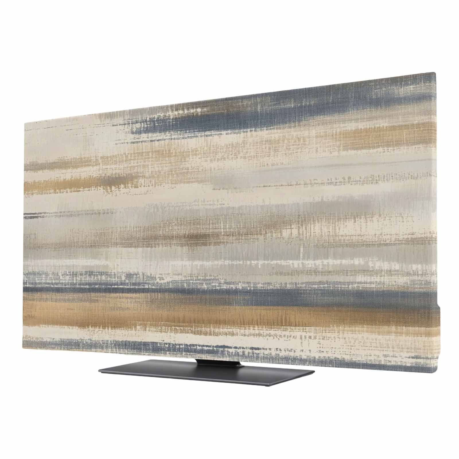 Indoor Elastic TV Cover, Brown Beige Ombre Dust Proof TV Screen ...