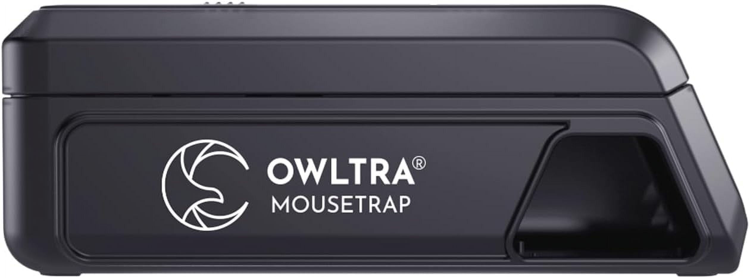 Indoor Electric Mouse Trap, Instant Eliminate Rodent Zapper with Pet Safe Trigger, Black, Small