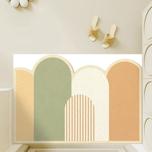 Indoor Entryway Rug Dirt Trapper Door Mat Non Slip Washable Rubber Absorbent for High Traffic Areas Easy Clean Entryway Floor Protection for Homes Apartments Mudrooms Akmoler