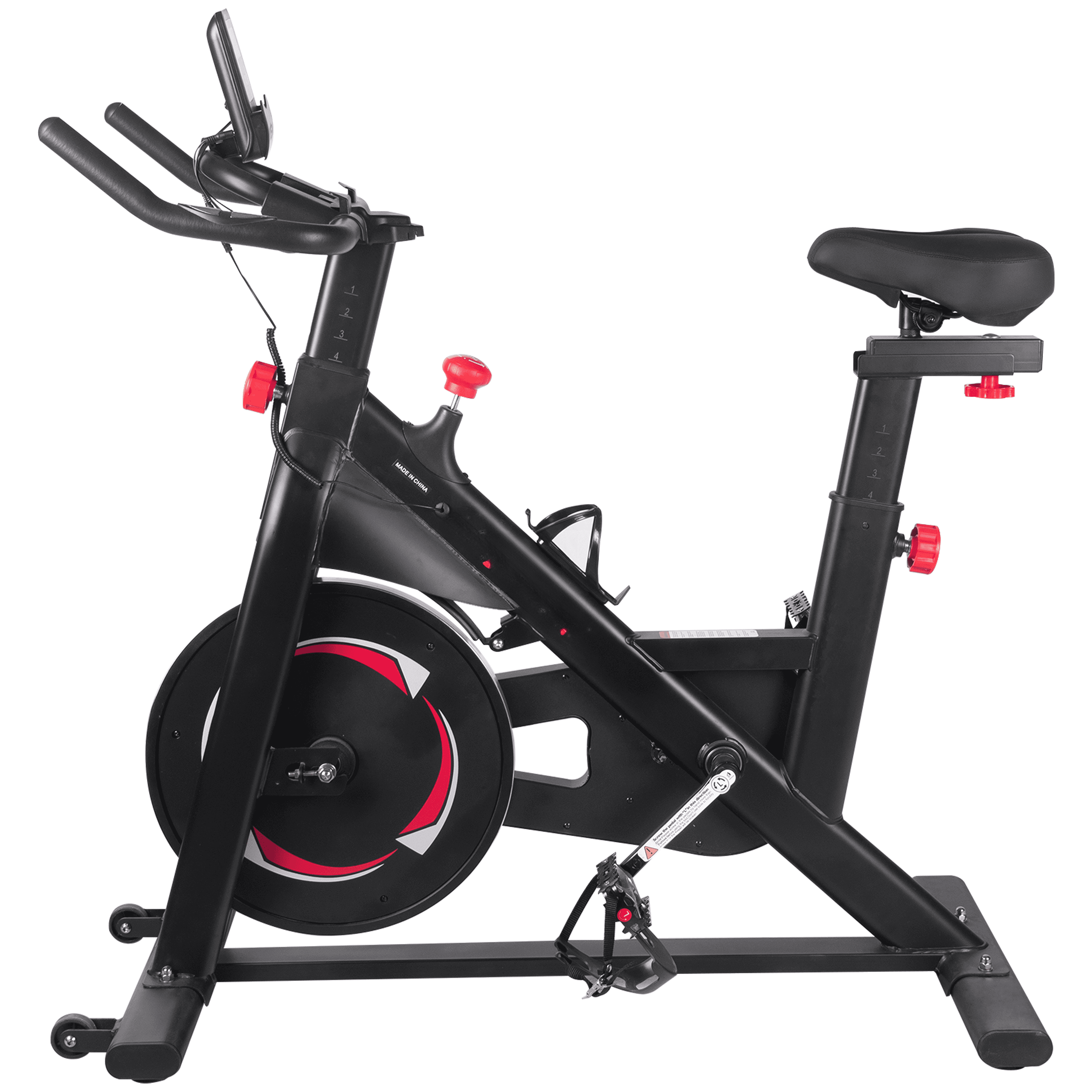 Indoor Exercise Bike 300LBS Weight Capacity, 35LB Heavy-Duty