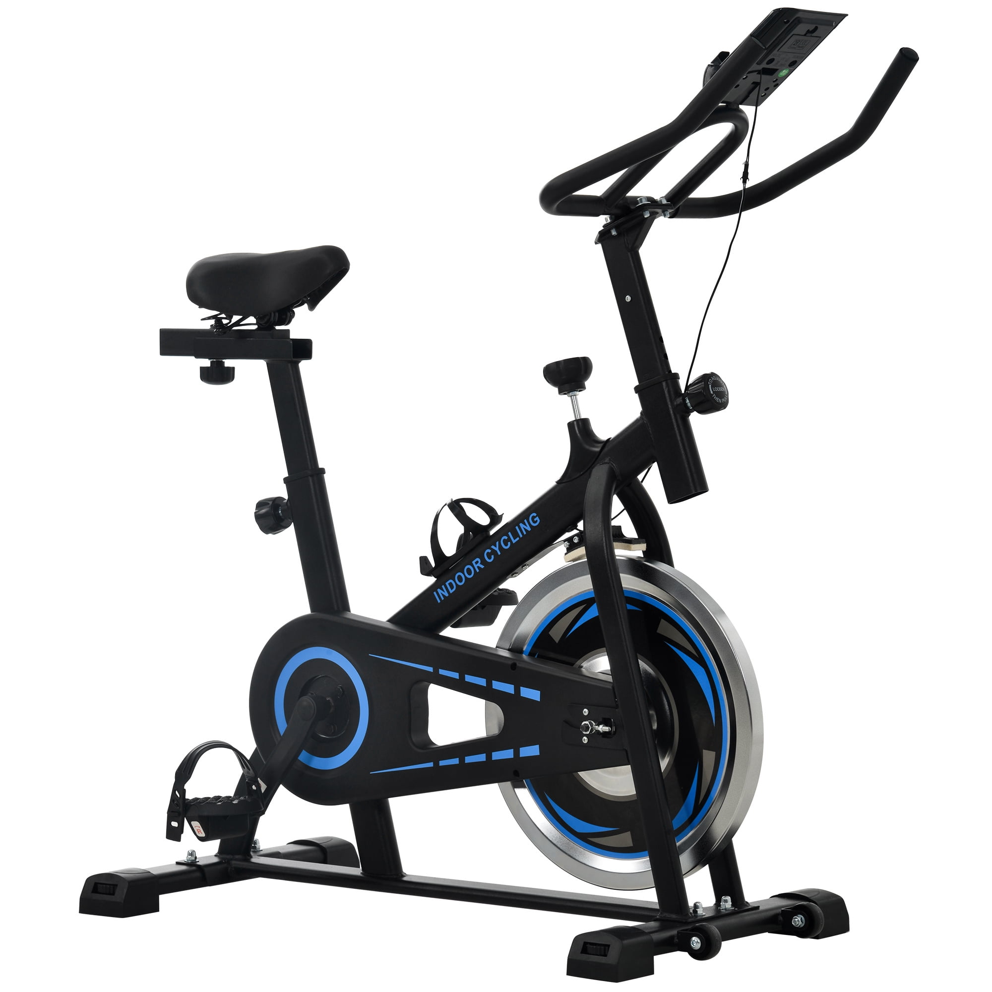Adjustable professional exercise outlet bike with lcd display