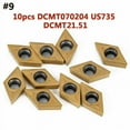 thumbnail image 1 of Indoor Factory Outerdoor Carbide Inserts 40 Types Carbide 10pcs Inserts, 1 of 4