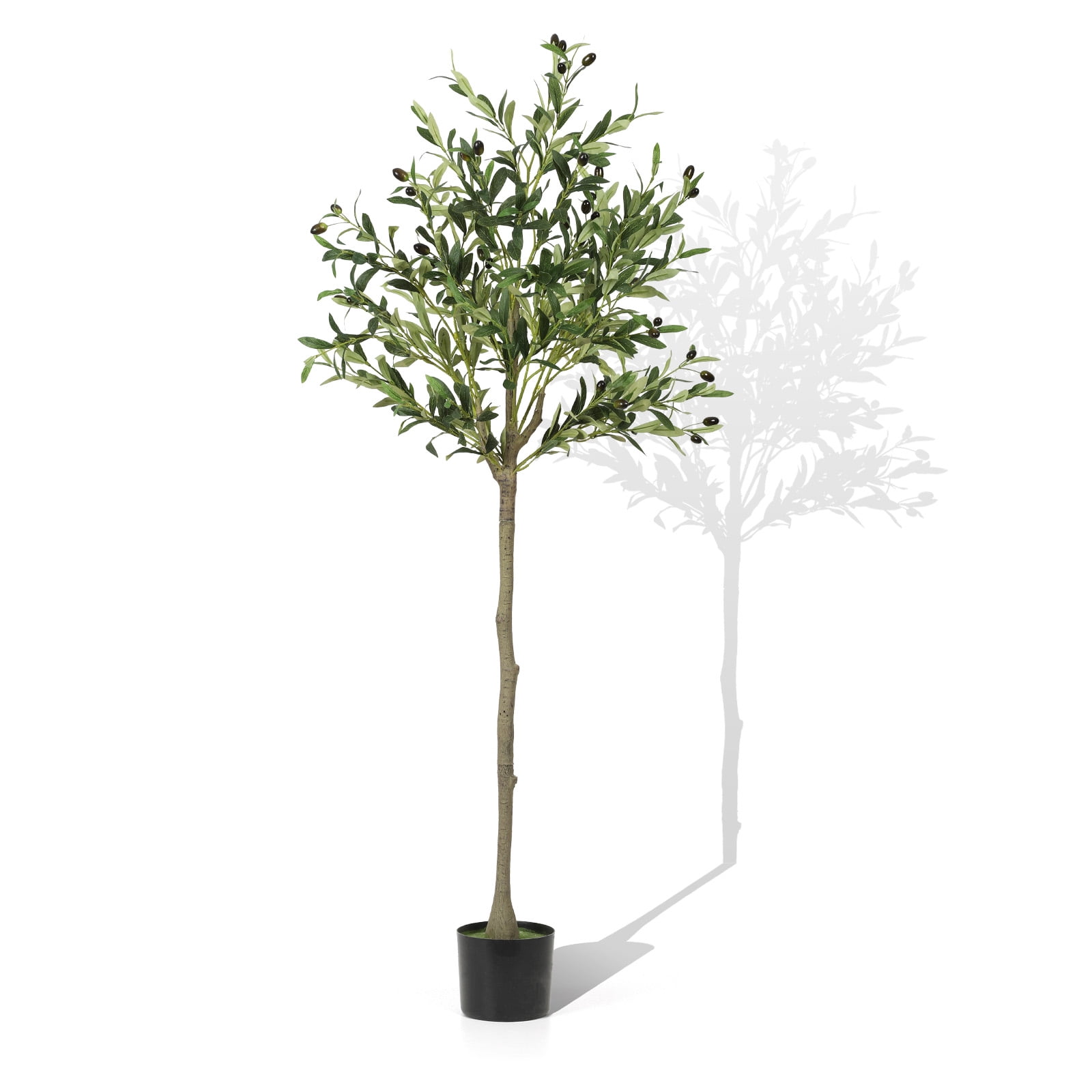Indoor Faux Artificial Olive Tree, 5ft