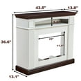 thumbnail image 1 of Indoor Fireplace Farmhouse style fireplace TV stand for living room or bedroom to store CDs, remotes and other media or gaming devices. Creates the perfect ambiance, and it's a great way to display y, 1 of 10