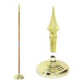 thumbnail image 1 of Indoor Flagpole Kit - NO FLAG - 8ft Pole - Plastic Spear, 1 of 4