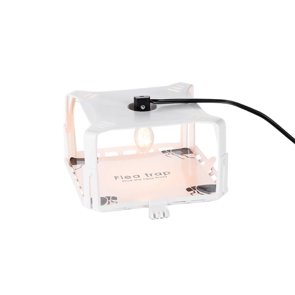 Indoor Flea Trap for Home with Sticky Glue Boards and Light Bulbs, Effective Odorless Pest Control Catcher for Fleas Bed Bugs and Flying Insects Use