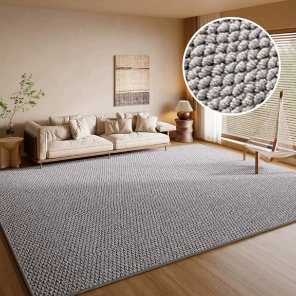 Indoor Floor Mat for Living Room Bedroom Hallway, Sound Insulation Carpet for Home, Easy Clean Non Rug for Entryway