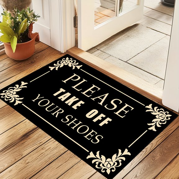 Indoor Floor Mats for Home Decor: Non-Slip Entrance Carpets to Remove Your Shoes