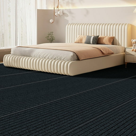 Indoor Floor Protector Protective Stair Covers Non-Slip Carpet Stair Runner Odorless And Environment Friendly Black Grey Waterproof And Moisture-proof