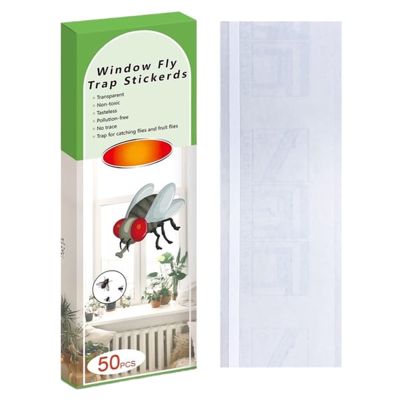 Indoor Fly Control Window Sticks Transparent for Management