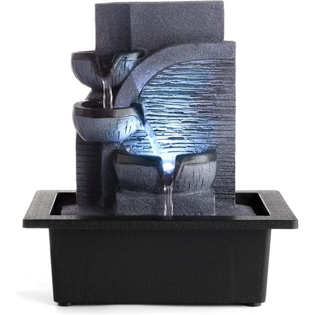 Indoor Fountain Tabletop Fountain Waterfall Fountains Relaxation Water ...