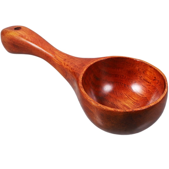 FESTFENDS Water Ladle Wooden 1Pcs 8.84X3.34X1.77in
