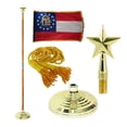 thumbnail image 1 of Indoor Georgia State Flag Kit - 7ft Pole - Texas Star, 1 of 3