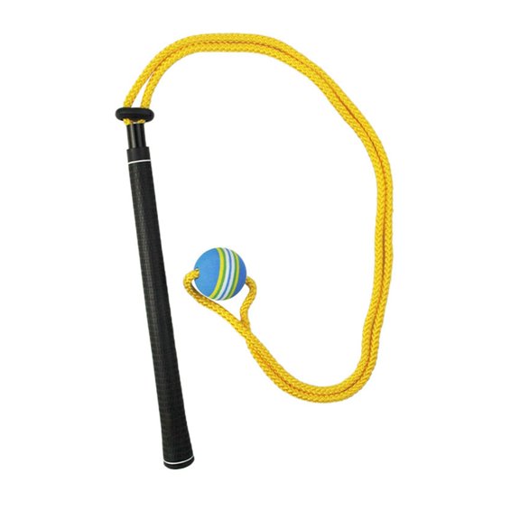 Indoor Golf Practice Ball Elastic Rope Golf Swing Rope Training Pose Corrector For Kids Techniques Improvement