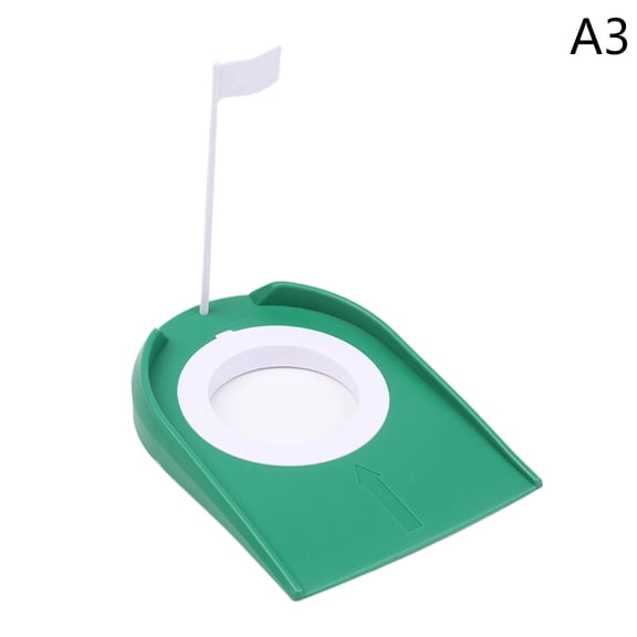 Indoor Golf Putting Trainer With Hole Flag Putter Green Practice Aid Home Yard Outdoor Training Aid Adjustable Hole