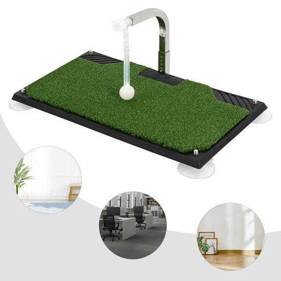 Indoor Golf Swing Trainer 360 Rotating Automatic Ball Return Golf Training Equipment Club