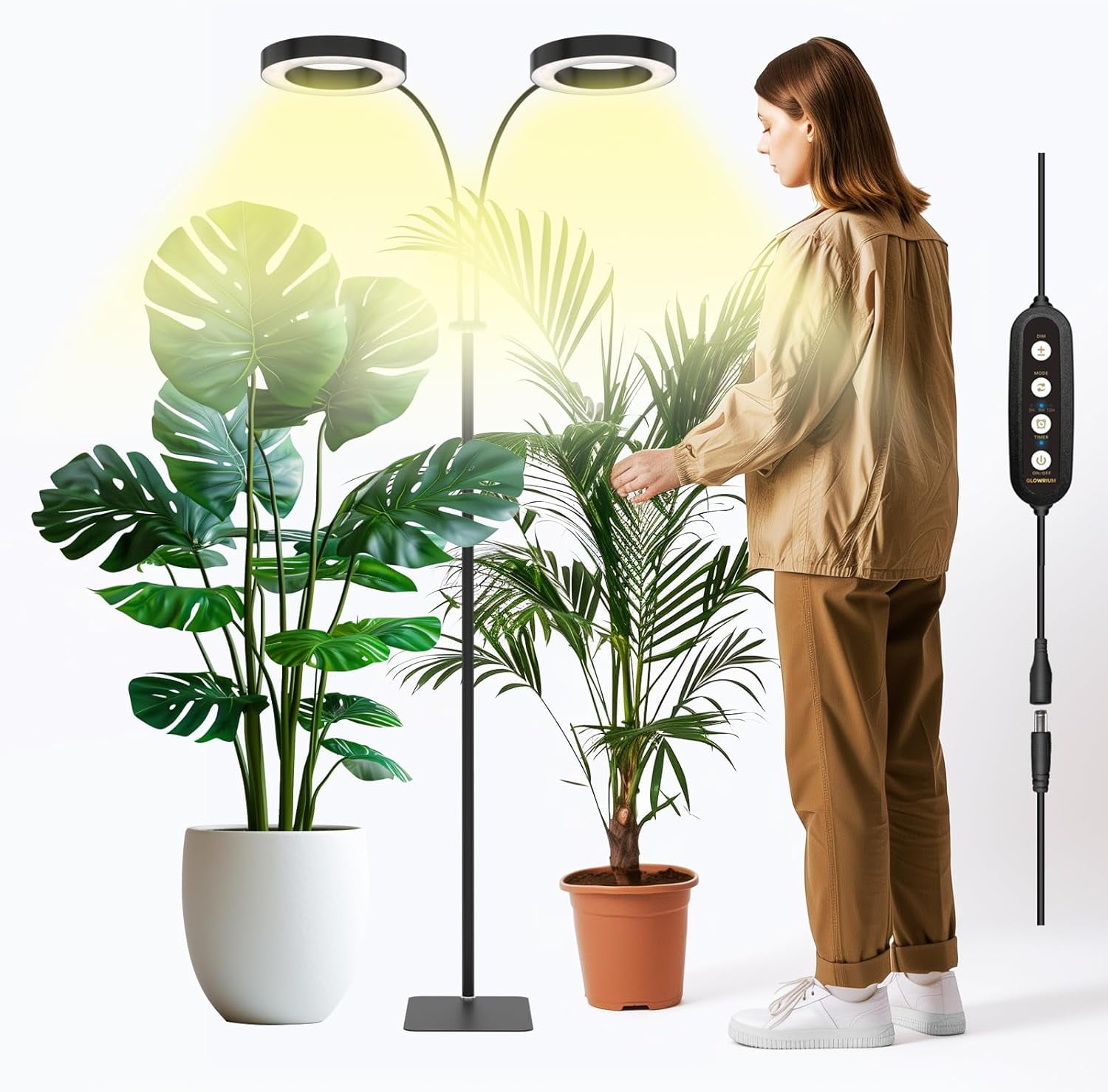 Indoor Grow Light, 40 Watt Full Spectrum LED Plant Growth Light with