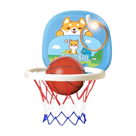 Indoor Basketball Hoop Hanging Sports Activity Set for Ages 1-2Years 3-4Years Early Development Motor Skills Ball Game