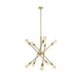 thumbnail image 1 of Indoor Home Decorative Midcentury Modern Axel 10 Lights Brass Pendant, 1 of 7