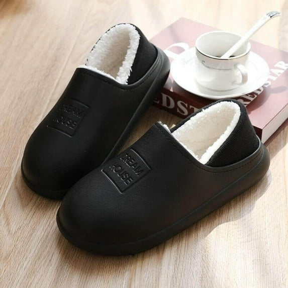 Indoor Home Soft Sole Warm Thickened Waterproof Cotton Slippers