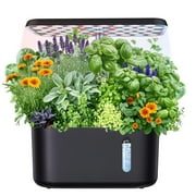 Sonicgrace Hydroponics Growing System, Indoor Garden with Full Spectrum LED, Herb Garden Planter Kit for Herbs Vegetables, Gift for Kids Friends