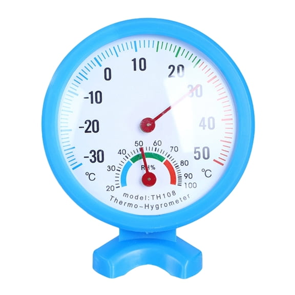 Indoor Hygrometer Analog- 2 in 1 Temperature Humidity Monitor Gauge for Home Room Outdoor Offices 30-50