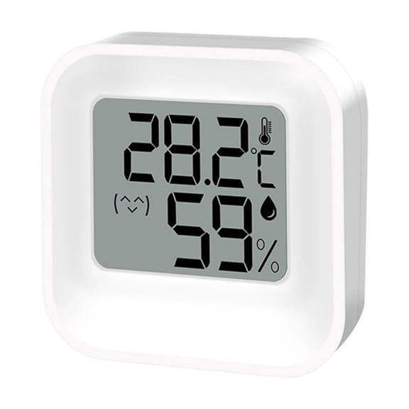 Indoor Hygrometer, Digital Thermometer, Temperature Humidity Monitor, Home Office Kitchen Greenhouse, Mini Hygrometer for Monitoring Environmental Conditions
