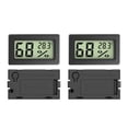 thumbnail image 1 of Indoor Hygrometer Thermometer Humidity Gauge Meter Fahrenheit Celsius Switchable 4 Pack, 1 of 5