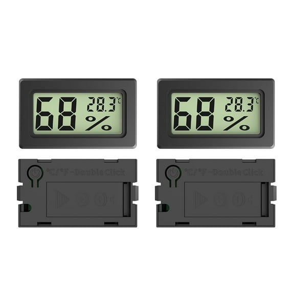 Indoor Hygrometer Thermometer Humidity Gauge Meter Fahrenheit Celsius Switchable 4 Pack