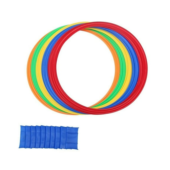Indoor Jumping Hoop Set Toy for Children Outdoor Physical Training Sports Game Toy for Kids Family Party Favor Props