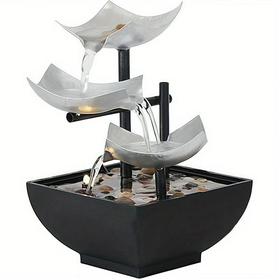 Indoor LED Desktop Water Fountain with USB Power