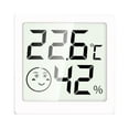 thumbnail image 1 of Indoor Mini Digital Hygrometer, LCD Electronic, Temperature Humidity Monitor, Baby Room Warehouse, -50~70°C Temp Range, 10%~99% RH Humidity Range, CR2032 Battery, Compact Size, 1 of 8