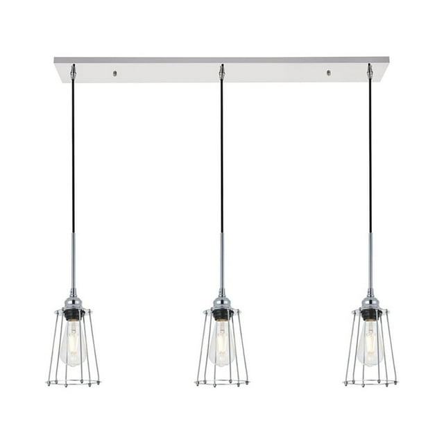 Indoor Modern Home Decorative Bright Ceiling Auspice 3 Light Chrome Pendant