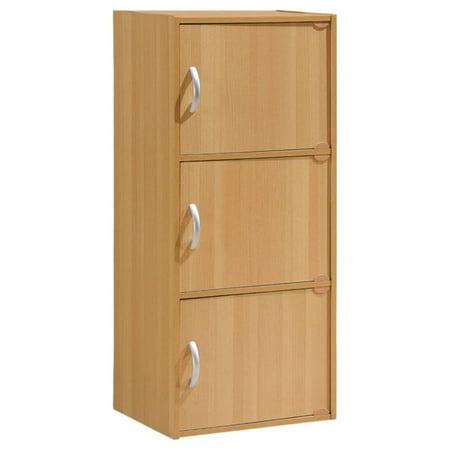 Indoor Modern Home Decorative Furniture 3-Shelf, 3-Door Bookcase