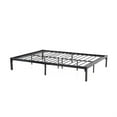 thumbnail image 1 of Hodedah HIBF39 Queen Size 15-Inch High Heavy-Duty Metal Platform Bed Frame with Steel Slats, No Box Spring Needed, 1 of 3