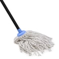 thumbnail image 1 of Indoor Mop for Floor Cleaning - Cotton Mops for Floor Cleaning, Regular Mop for Floors, 52 -inch Simple Mops for Cleaning Living Rooms, Bathrooms, and Kitchens. (White&Blue), 1 of 8