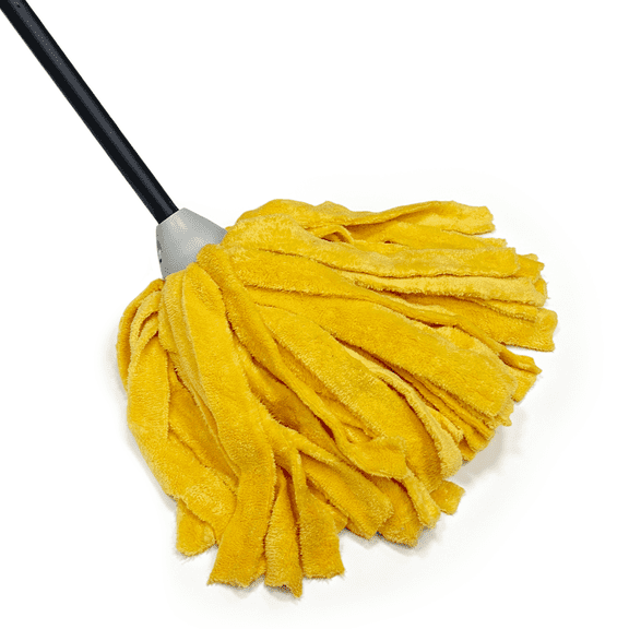 Zthluyc Mop, Microfiber Cloth Mops for Floor Cleaning, Adjustable 49 in Handle for Floor Clean in Kitchen,Bathroom and Indoor(Yellow)