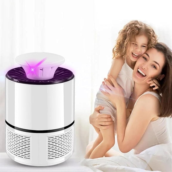 Indoor Mosquito Trap,Mosquito Zapper,LED Night Light Lamp,Bug Zapper USB Powered Indoor Ambient Light for Home Use(B)