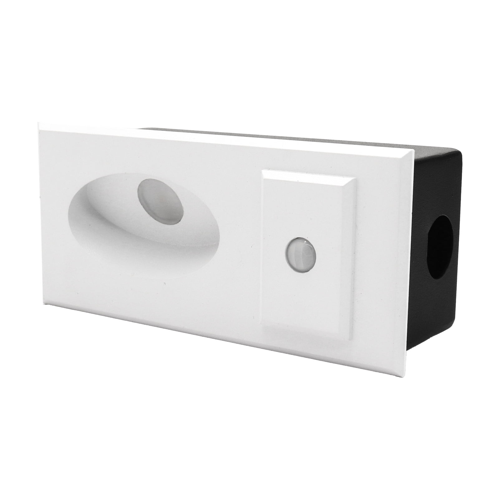 Indoor Motion Sensor Staircase Light, Aluminum Body, Frosted White, 2.5 ...