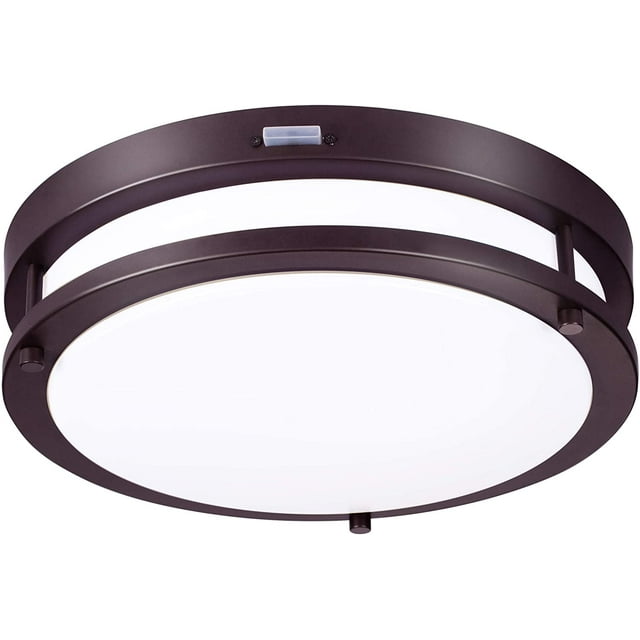 Indoor & Outdoor 13 inch 5 Color LED Flush Mount Ceiling Light,2700K