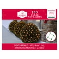 thumbnail image 1 of Indoor/Outdoor 150-Count Incandescent Christmas Net Lights, Clear, Green Wire, 6' x 4', by Holiday Time, 1 of 6
