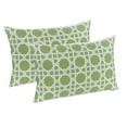 thumbnail image 1 of Indoor/Outdoor 20" x 13" Lattice Lumbar Pillow, Set of 2, 1 of 1