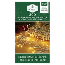 Indoor/Outdoor 200-Count LED Random Twinkle Christmas Icicle-Style ...